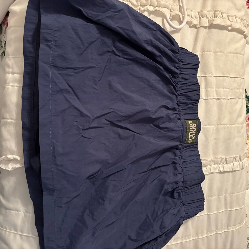 Daily Drills Navy bubble skirt